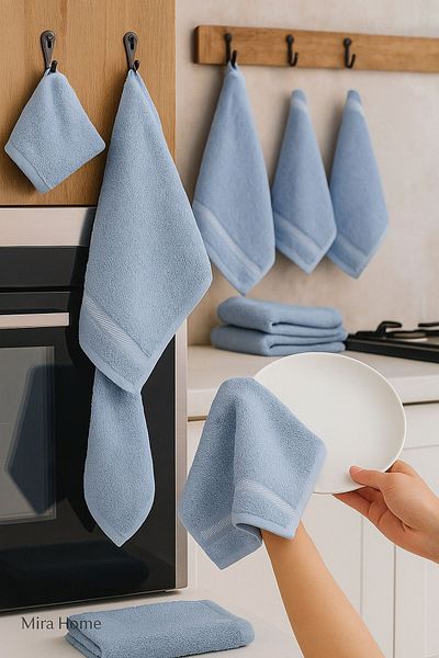 Mira Home Кухненски кърпи за сушене, 4 броя, 30x30 см