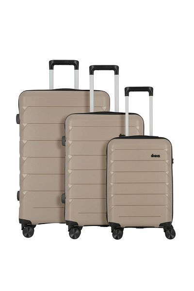 D&N Set valize Travel Line 4100 cu 4 roți, 3 piese