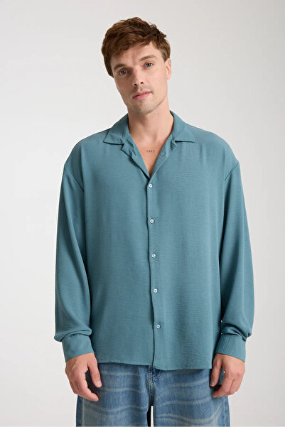 PEYORA Textured Oversize Shirt Unisex