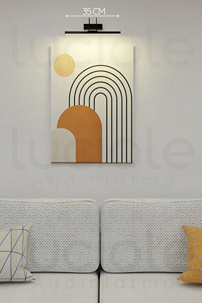 luciole Pilli Siyah Kasa Rengi Günışığı Led Flüt Tablo Aplik Banyo Ayna Üstü Aydınlatma