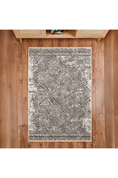 Evidea Soft Oad Halı - Siyah - 120x180 cm