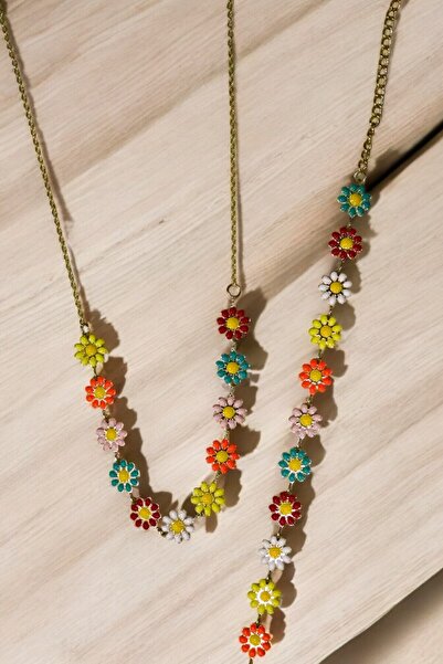 MakeWell Summer Daisy Design Necklace and Bracelet Set