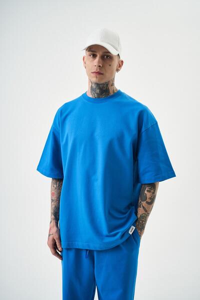 Respire Ανδρικό Basic T-Shirt Μπλε