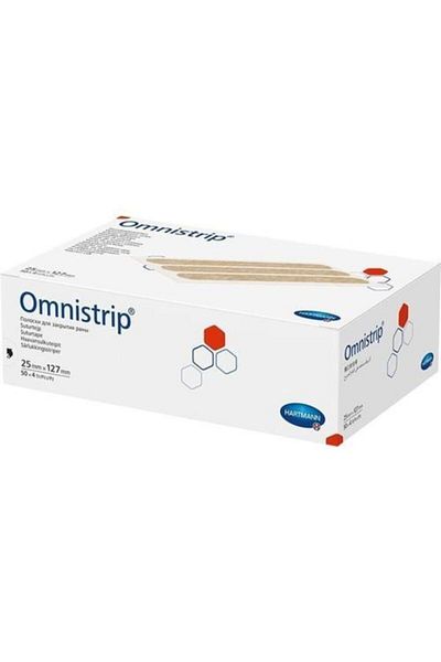 Hartmann Omnistrip Sterile Strip Sewing Tape 25x127mm 4 Pieces 1 Pack