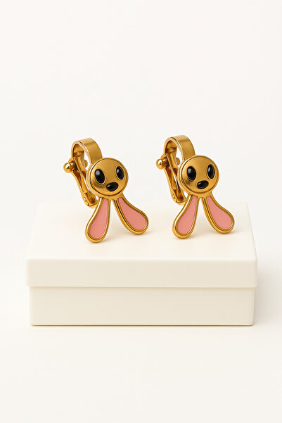MakeWell Non-Perforated Earrings Ear Heart Design Clip-On Children's Earrings...