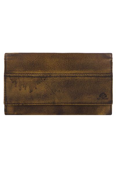 Greenburry Destressed Wallet RFID protection Leather 13 cm