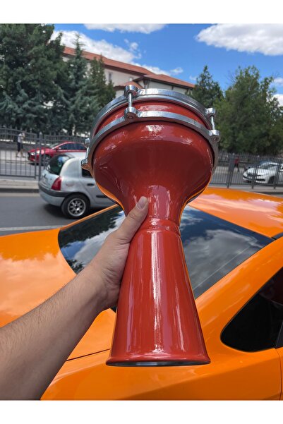 SALVADOR 4 Numara Alüminyum Turuncu Darbuka Sv104