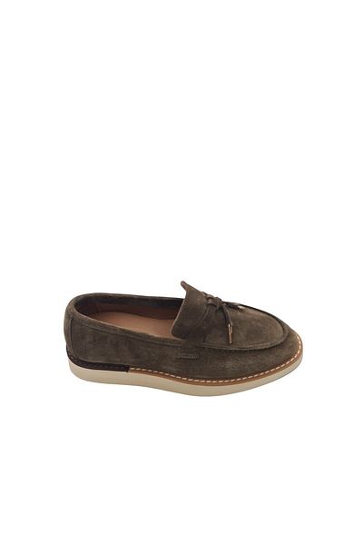 aayak&kabımofficial Comfortable and Stylish Genuine Leather Suede Women's Loafer – Saraç Embroidered Eva Sole