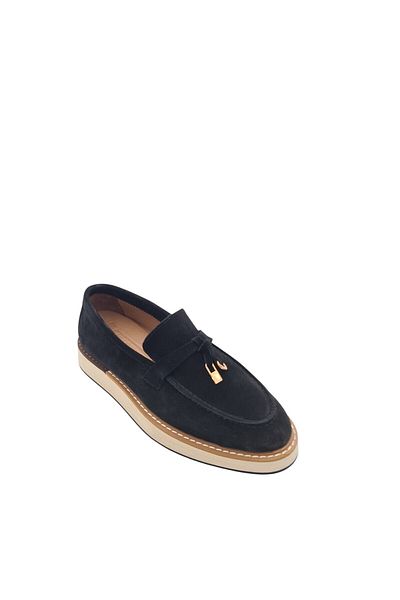 aayak&kabımofficial Comfortable and Stylish Genuine Leather Suede Women's Loafer – Saraç Embroidered Eva Sole