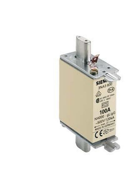 Siemens 3Na3830 100A Blade Fuse Busboy Size 000