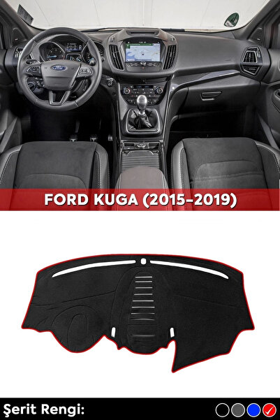NAZ OTO Ford Kuga (2015-2019) 3d Torpido Koruyucu Kılıf - Ön Göğüs Panel Kapl...