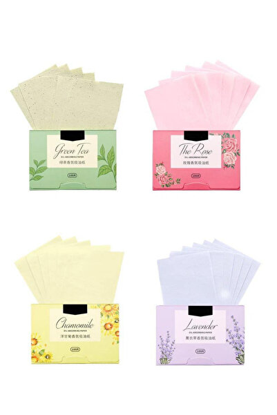 MİNGODAN 100 Adet Taşınabilir Yüz Yağ Emici Kağıt Mendil Erkekler Kadınlar iç...