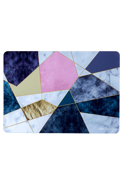 Mcstorey Macbook Air Kılıf 13.6inç M4 M3 M2 Çip Marble14nl (13.6" AİR) A2681 A3113 A3240 Ile Uyumlu