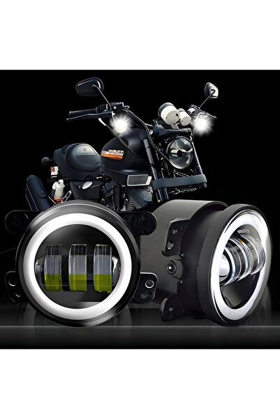 Generic 4 Inch 30w Angel Eye Fog Light Car Led Work Light Motorcycle Spotlight Modified Led Off-road Light