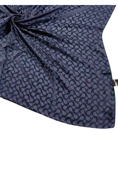 mim eşarp Κασκόλ Enba Jacquard με γεωμετρικό σχέδιο