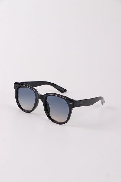 Eyesofia Mimosa Unisex Black Smoked Sunglasses