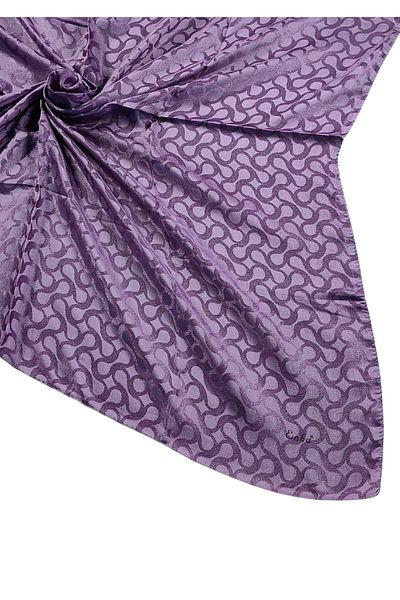 mim eşarp Κασκόλ Enba Jacquard με γεωμετρικό σχέδιο
