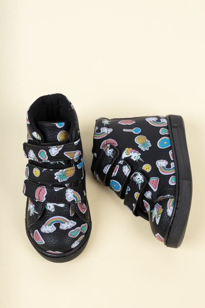 epaavm Cırtlı Siyah Bebe Bot