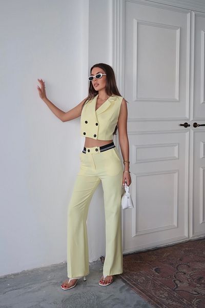 Swass Vesta Vest Trousers Set Yellow