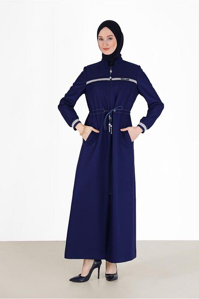 Alvina 10471 Μοντέλο Judge Collar Coat