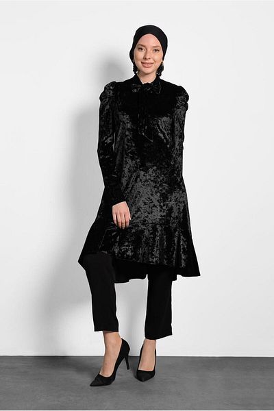 Alvina Collar Tied Tunic 40387
