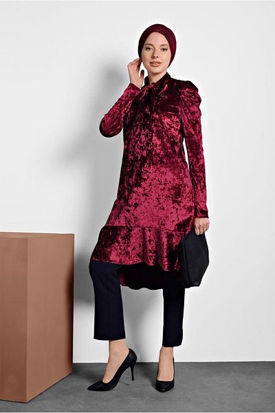 Alvina Collar Tied Tunic 40387