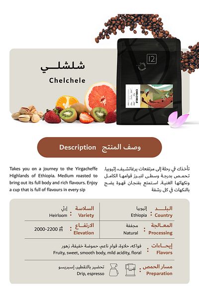 12Cups 4 Special Coffee Bean - 4× 250g - Special Package Coffee - Whole Bean