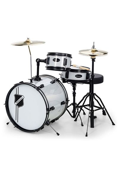 Millenium Millenium Youngster Drum Set Silver Acoustic Kids Drum Set