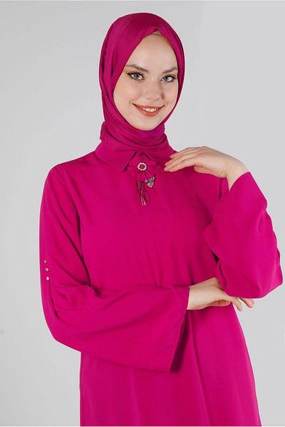 Alvina SPANISH ARM TUNIC WITH FLOWER ACCESSORY 43503