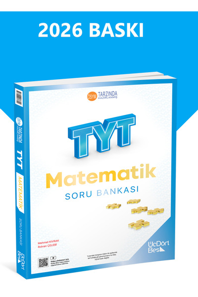Üç Dört Beş Yayıncılık 345 Tyt Matematik Soru Bankası 2026
