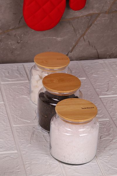 Bambum Zone 3 Camping 600ml Glass Attack - Vacuum Bamboo Lid