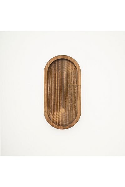 YAT Design Crafts Natural Wooden Breakfast and Oil Pot Tray - Seasoning Holder Organizer for Serving Tea and Coffee