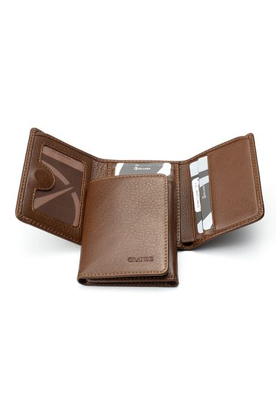 Grande 1414 Genuine Leather Magnet Men's Wallet