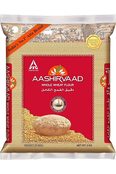 AASHIRVAAD Whole Wheat Flour Shudh Chakki Atta 2kg
