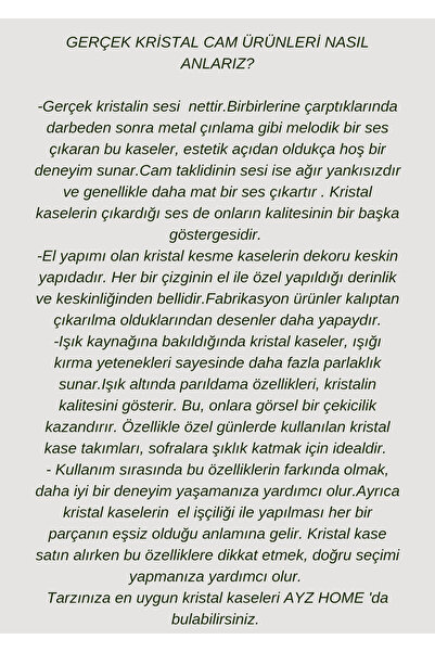 AYZ HOME Colorful Cut Crystal Footed Bowl/Salad Bowl- Presentation Bowl-Fruit Bowl 28cm