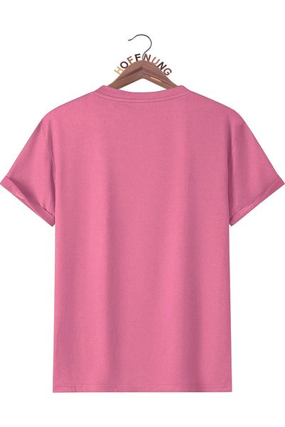 HOFFNUNG Unisex Men/Women Crew Neck Hoffnung Brand Printed Oversize T-Shirt