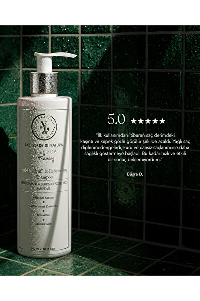 Lab Verde di Natura SCALPUS REMEDY | Kepek Karşıtı & Sebum Dengeleyici Şampuan 2'li Set