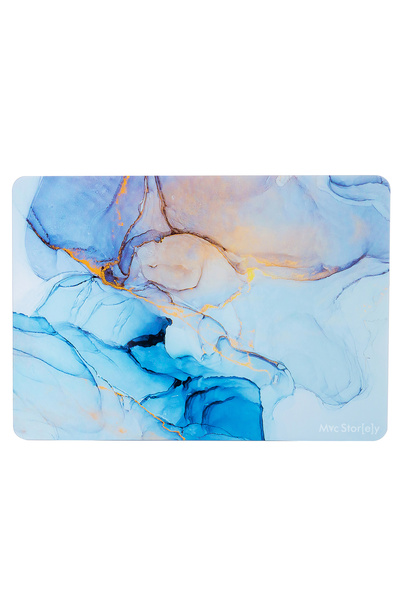 Mcstorey Macbook Air Kılıf 13.6inç M4 M3 M2 Çip Marble14nl (13.6" AİR) A2681 A3113 A3240 Ile Uyumlu