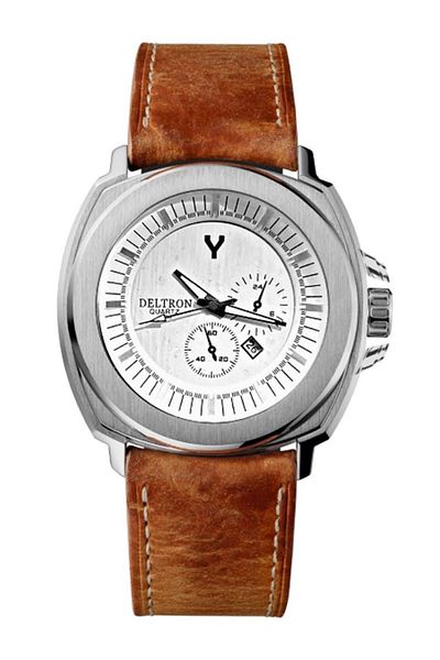 MACON Deltron 363 Royal Luxury Leather Strap Analog Watch - Brown