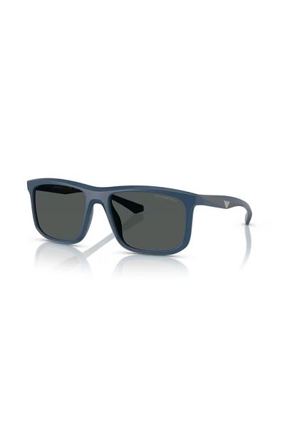 Emporio Armani Man Square Sunglasses- Ea 4234u - Lense Size:57mm - Matte Blue