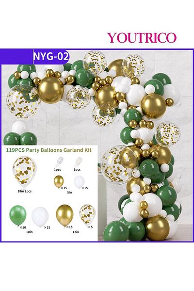 Youtrico Dreamy Macaron Balloon Garland - Pastel Colour Wedding Decoration