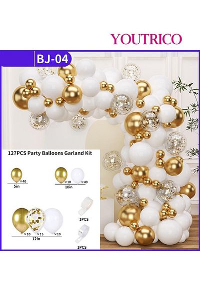 Youtrico Dreamy Macaron Balloon Garland - Pastel Colour Wedding Decoration