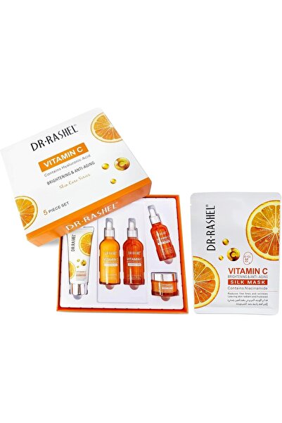 DR.RASHEL سلسلة العناية بالبشرة بفيتامين سي من دكتور راشيل، تحتوي على حمض اله...