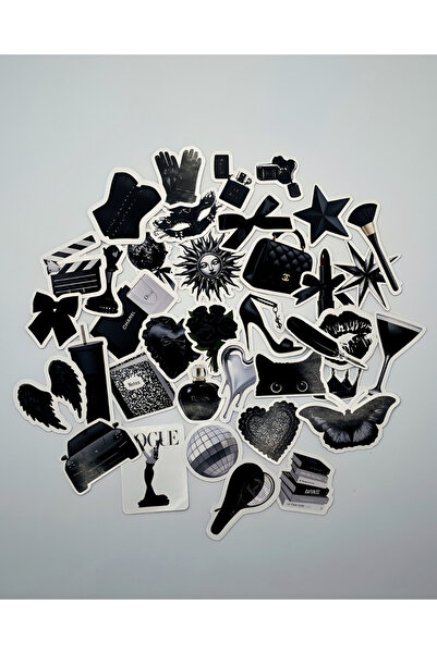 Studio D arte DIY KIT Set de stickere Coquette negre Bullet Journal Agendă Ju...