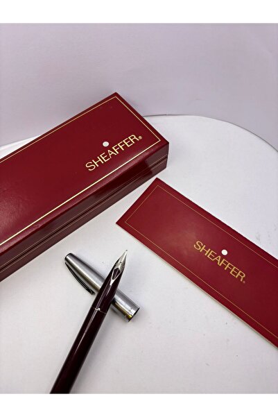 Sheaffer Yarı Krom Dolmakalem Bordo M Uç