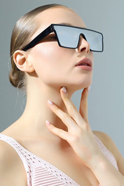 Lozzo Women's Unibody Mirrored Uv400 Sunglasses 23020 C2 a