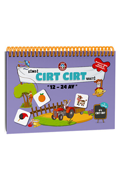 Çocuk Akademi Cırt Cırt Kitabı 12-24 Ay Yaşa Özel Kitap
