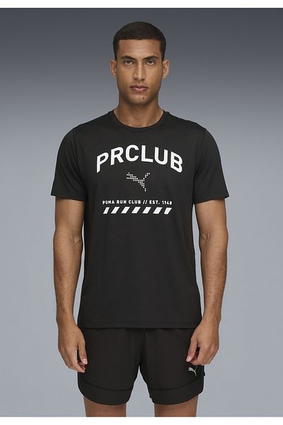 Puma RUN CLUB Ανδρικό Μπλουζάκι με Γραφικά Πλέγματα
