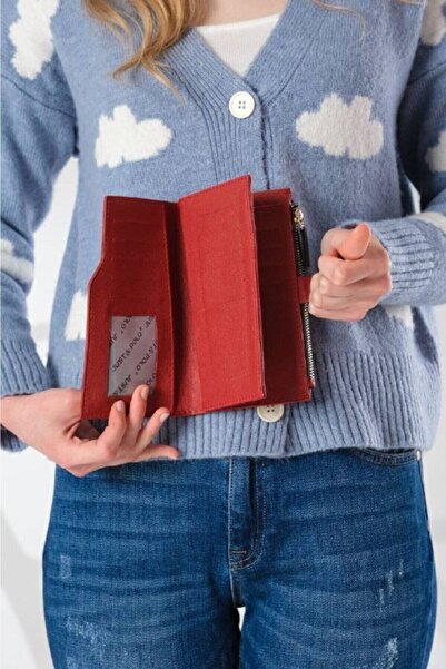 Just Polo Large Size Women's Wallet with Zippered Coin Compartment 09-PLS