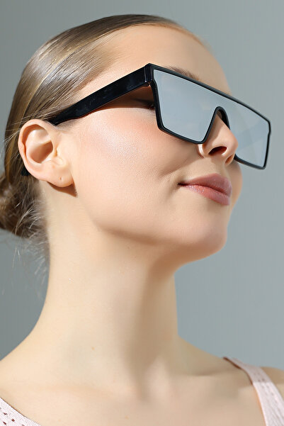 Lozzo Women's Unibody Mirrored Uv400 Sunglasses 23020 C2 a